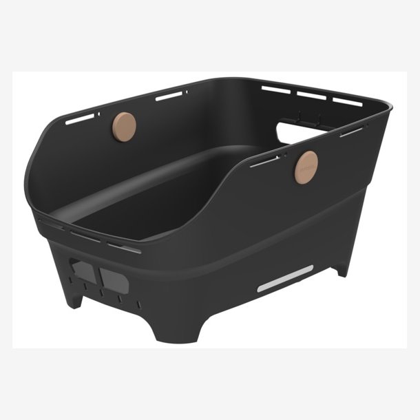 Cykelkurv Basil Cento Neo WSL 46 x 23 x 14 cm - sort