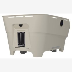Bagerste cykelkurv Basil Cento Neo WSL 46 x 23 x 14 cm - hvid