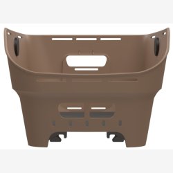 Bagerste cykelkurv Basil Cento Neo WSL 46 x 23 x 14 cm - sand