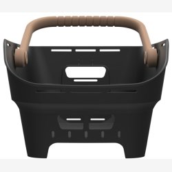 Bagerste cykelkurv Basil Cento Neo 46 x 23 x 14 cm - sort