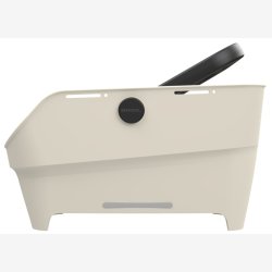 Bagerste cykelkurv Basil Cento Neo 46 x 23 x 14 cm - hvid