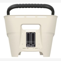 Bagerste cykelkurv Basil Cento Neo 46 x 23 x 14 cm - hvid