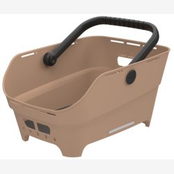 Bagerste cykelkurv Basil Cento Neo 46 x 23 x 14 cm - sand