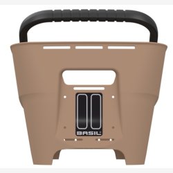 Bagerste cykelkurv Basil Cento Neo 46 x 23 x 14 cm - sand