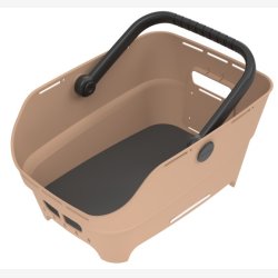 Bagerste cykelkurv Basil Cento Neo 46 x 23 x 14 cm - sand