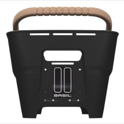 Bagerste cykelkurv Basil Cento Neo MIK 46 x 23 x 14 cm - sort