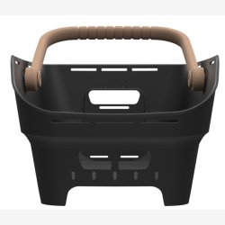 Bagerste cykelkurv Basil Cento Neo MIK 46 x 23 x 14 cm - sort