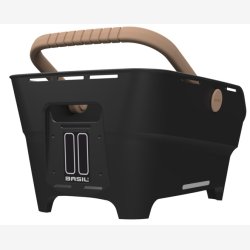 Bagerste cykelkurv Basil Cento Neo MIK 46 x 23 x 14 cm - sort