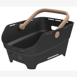 Bagerste cykelkurv Basil Cento Neo MIK 46 x 23 x 14 cm - sort