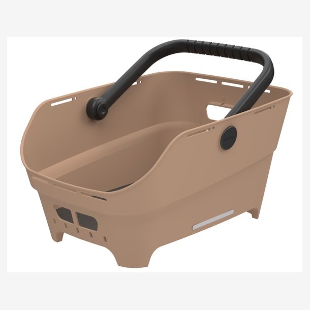 Bagerste cykelkurv Basil Cento Neo MIK 46 x 23 x 14 cm - sand