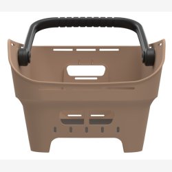 Bagerste cykelkurv Basil Cento Neo MIK 46 x 23 x 14 cm - sand