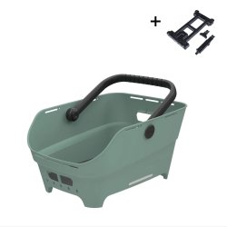 Bagerste cykelkurv Basil Cento Neo MIK 46 x 23 x 14 cm - gr�n