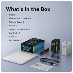 Elektrisk luftpumpe Cyclplus AS2 Ultra - sort