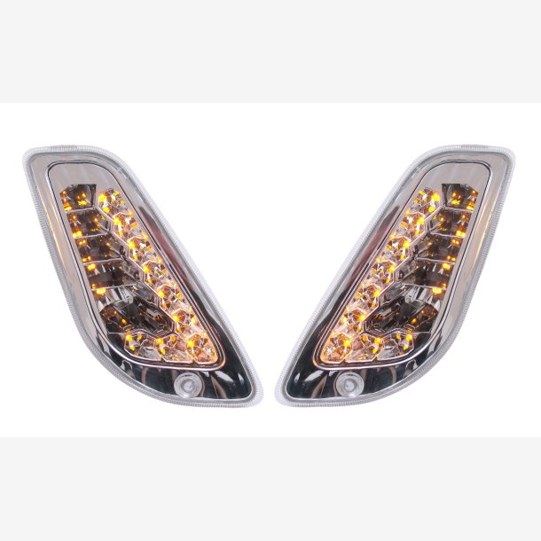 Indicator set Vespa LX-50/125/150 Clear Line LED - left and right/front