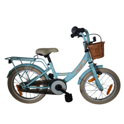 B�rnecykel Bikefun Girly 16 tommer - med kurv og fodbremse - bl�