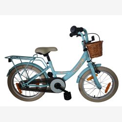B�rnecykel Bikefun Girly 16 tommer - med kurv og fodbremse - bl�
