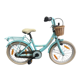 B�rnecykel Bikefun Girly 18 tommer - med kurv og fodbremse - bl�