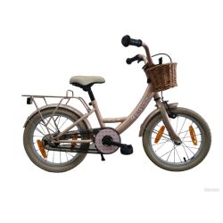B�rnecykel Bikefun Girly 16 tommer - med kurv og fodbremse - st�vet rosa