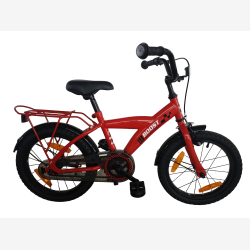 B�rnecykel Bikefun Boost 16 tommer med fodbremse - r�d