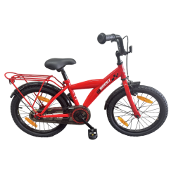 B�rnecykel Bikefun Boost 18 tommer med fodbremse - r�d