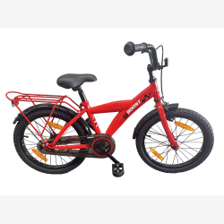 B�rnecykel Bikefun Boost 18 tommer med fodbremse - r�d