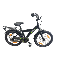 B�rnecykel Bikefun Boost 18 tommer med fodbremse - sort
