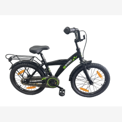 B�rnecykel Bikefun Boost 18 tommer med fodbremse - sort