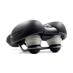 Selle Royal sadel Respiro Relaxed Stracciatella sort
