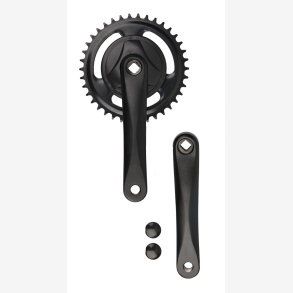 Kranks�t Vinty 38T - 170 mm krankarm - sort