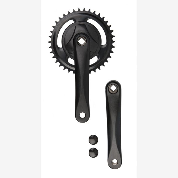 Krankst Vinty 38T - 170 mm krankarm - sort