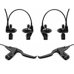 F�lgbremses�t Magura HS11 Direct Mount / IDM (Integrated Direct Mount) To-skrues montering For- og bagbremser (kabell�ngde 750 & 2050 mm)