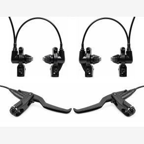 F�lgbremses�t Magura HS11 Direct Mount / IDM (Integrated Direct Mount) To-skrues montering For- og bagbremser (kabell�ngde 750 & 2050 mm)