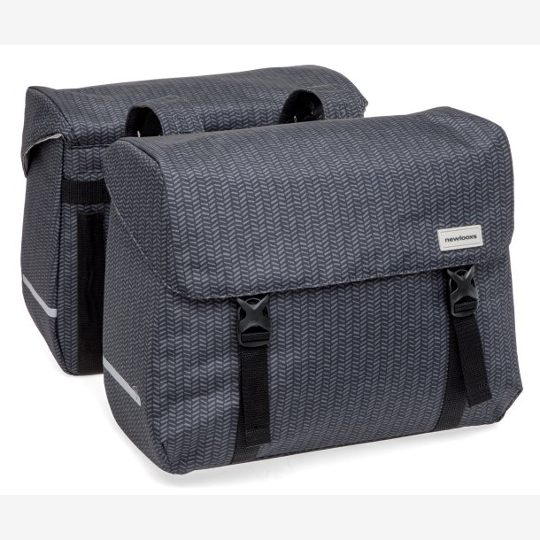 Dobbelt Taske Ny Looxs Mondi Joy Dobbelt - 38 liter - 39 x 18 x 32 cm (2x) - Nima Black