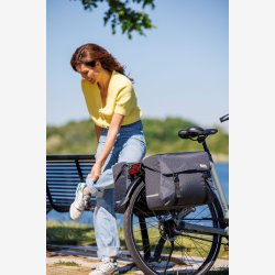 Dobbelt Taske Ny Looxs Mondi Joy Dobbelt - 38 liter - 39 x 18 x 32 cm (2x) - Nima Black