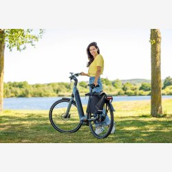 Single Pannier Bag New Looxs Cantos Bag Single - 16,5 liter - 29 x 16 x 36 cm - Sort