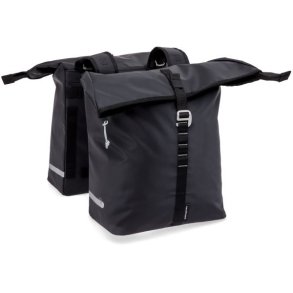 Dobbelt cykeltaske New Looxs Cantos Taske - 36 liter - 30 x 16 x 36 cm (2x) - Sort