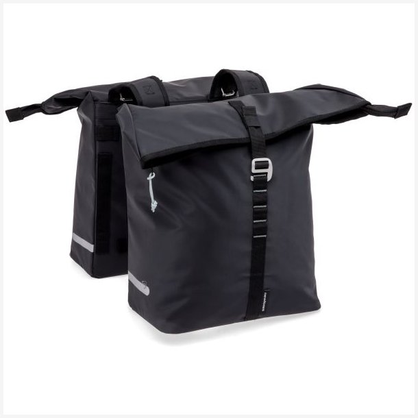 Dobbelt cykeltaske New Looxs Cantos Taske - 36 liter - 30 x 16 x 36 cm (2x) - Sort