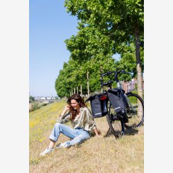 Dobbelt Tasketaske New Looxs Cantos Taske Dobbelt MIK 2.0 - 36 liter - 30 x 16 x 36 cm (2x) - Sort