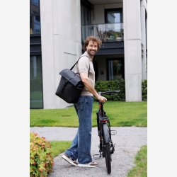 Cykeltaske New Looxs Leeds Single - 19 liter - 33 x 18 x 38 cm - Sort