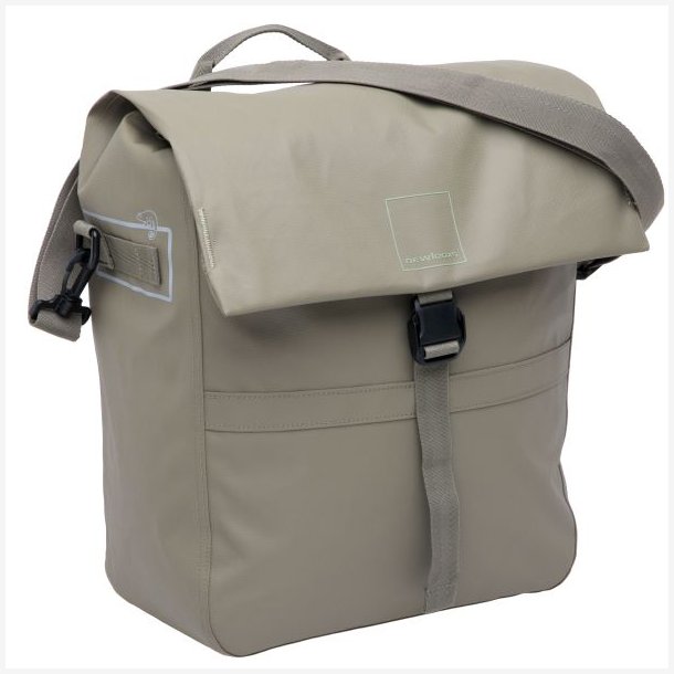 Cykeltaske New Looxs Leeds Single - 19 liter - 33 x 18 x 38 cm - Taupe beige