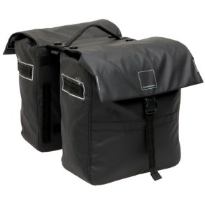 Dobbelt cykeltaske New Looxs Leeds MIK 2.0 - 38 liter - 33 x 18 x 38 cm (2x) - sort