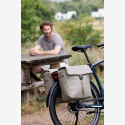 Dobbelt Tasketaske New Looxs Leeds Dobbelt MIK 2.0 - 38 liter - 33 x 18 x 38 cm (2x) - Taupe