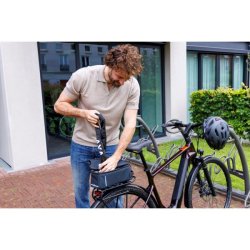 New Looxs cykeltaske til bagageb�rer Lock sort MIK 4,5L