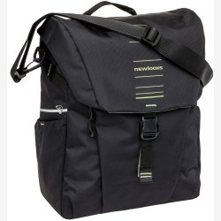 Single Pannier Bag New Looxs Vigo Single - 20 liter - 30 x 19 x 40 cm - Sort-Gr�n