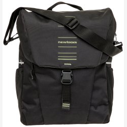Single Pannier Bag New Looxs Vigo Single - 20 liter - 30 x 19 x 40 cm - Sort-Gr�n
