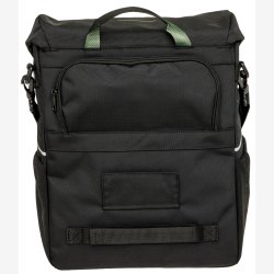 Single Pannier Bag New Looxs Vigo Single - 20 liter - 30 x 19 x 40 cm - Sort-Gr�n