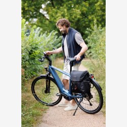 Single Pannier Bag New Looxs Vigo Single - 20 liter - 30 x 19 x 40 cm - Sort-Orange