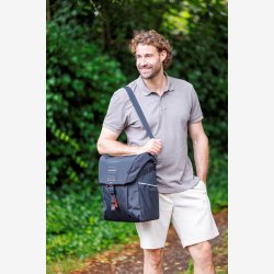 Single Pannier Bag New Looxs Vigo Single - 20 liter - 30 x 19 x 40 cm - Sort-Orange