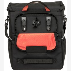 Single Pannier Bag New Looxs Vigo Single - 20 liter - 30 x 19 x 40 cm - Sort-Orange