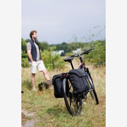 Dobbelt Tasketaske New Looxs Vigo Dobbelt - 40 liter - 30 x 19 x 40 cm (2x) - Sort-gr�n